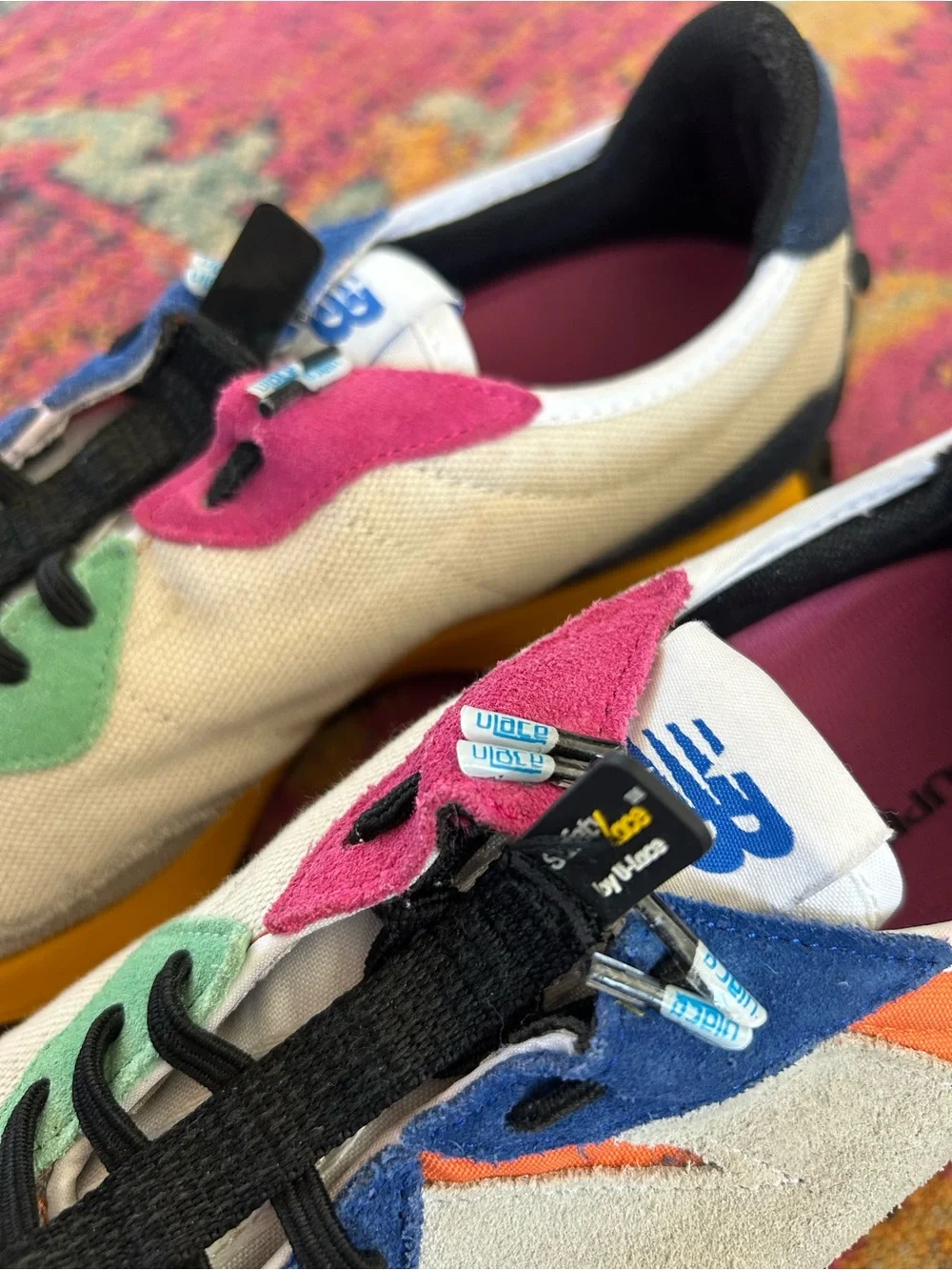 New Balance | Men’s 327 Multicolor Suede/Canvas Dejonte Murray Sneakers Size 7.5 - Picture 9 of 14